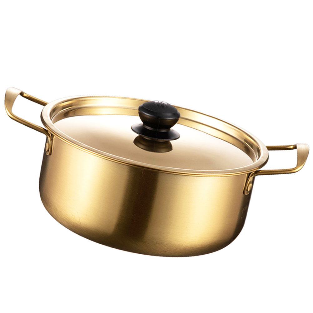 Stainless Steel Ramen Pot with - Camping Cooking Pot Stainless Steel ulasan dan harga
