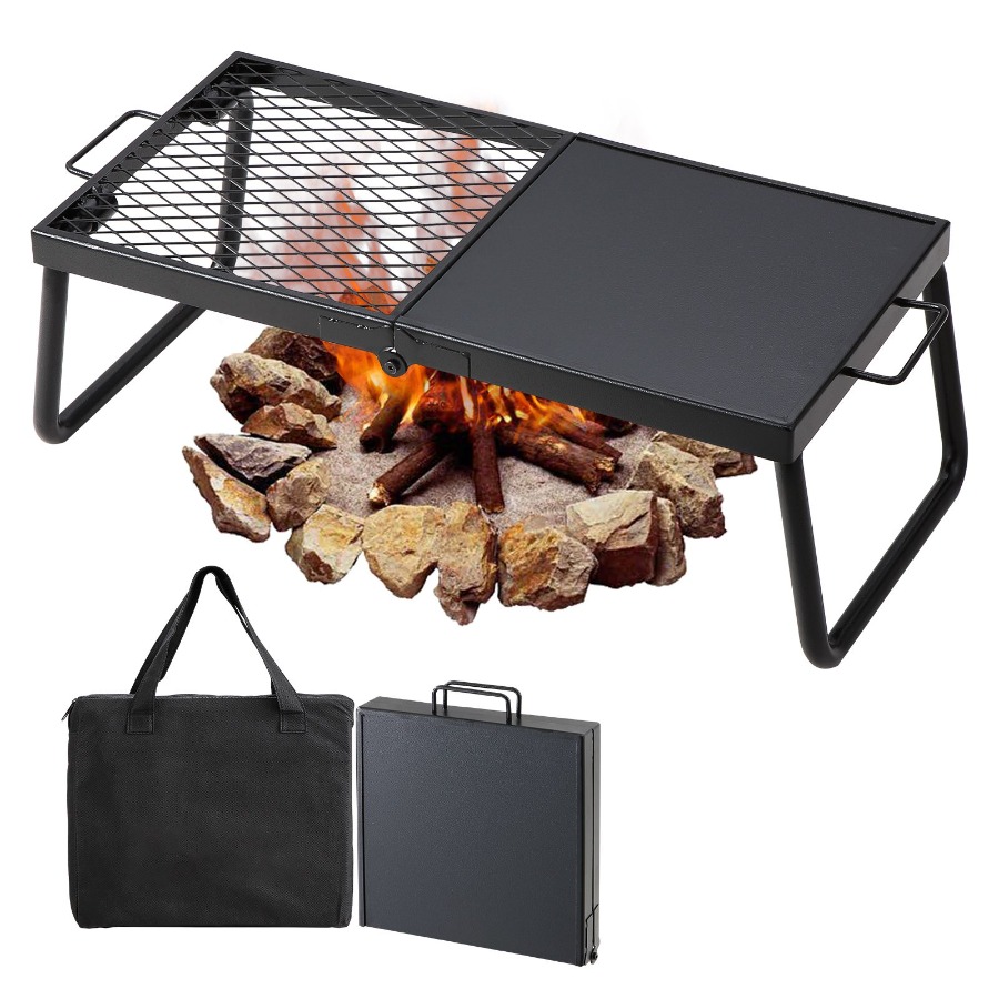 Folding Campfire Grill Heavy D - Camping Cooking Over Fire ulasan dan harga