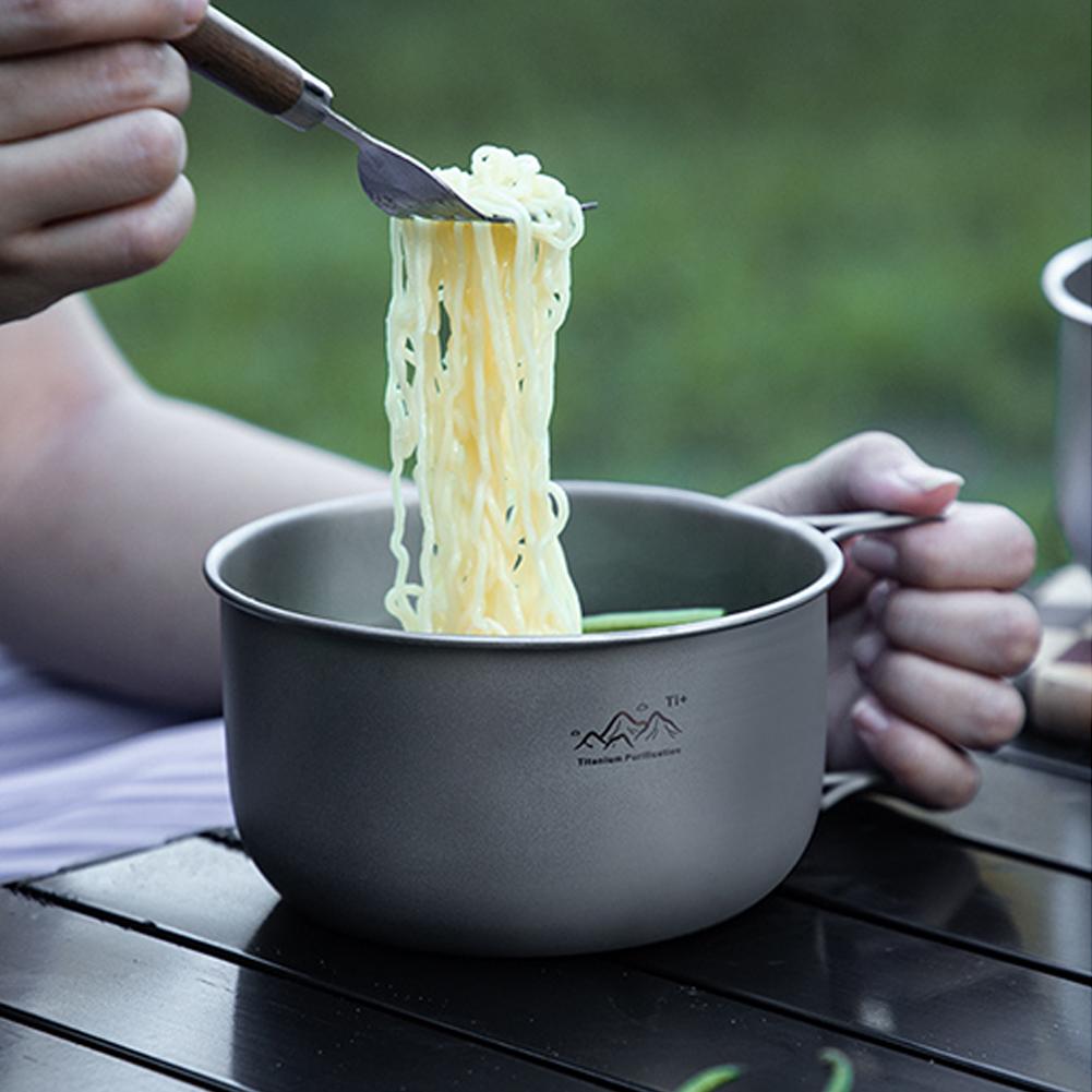 Titanium Hanging Pot Lightweig - Camping Cooking Pot Stainless Steel ulasan dan harga