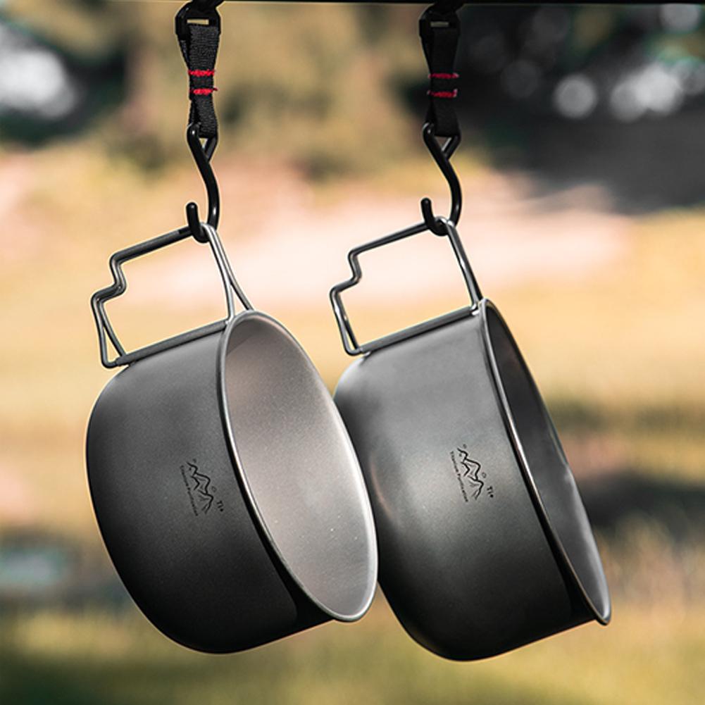 Titanium Hanging Pot Lightweig - Camping Cooking Pot Stainless Steel ulasan dan harga