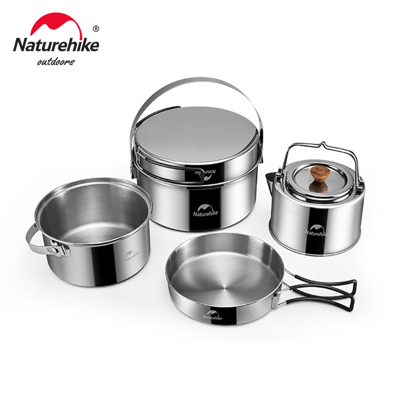 Naturehike Camping Cookware Se - Camping Cooking And Dining Set ulasan dan harga