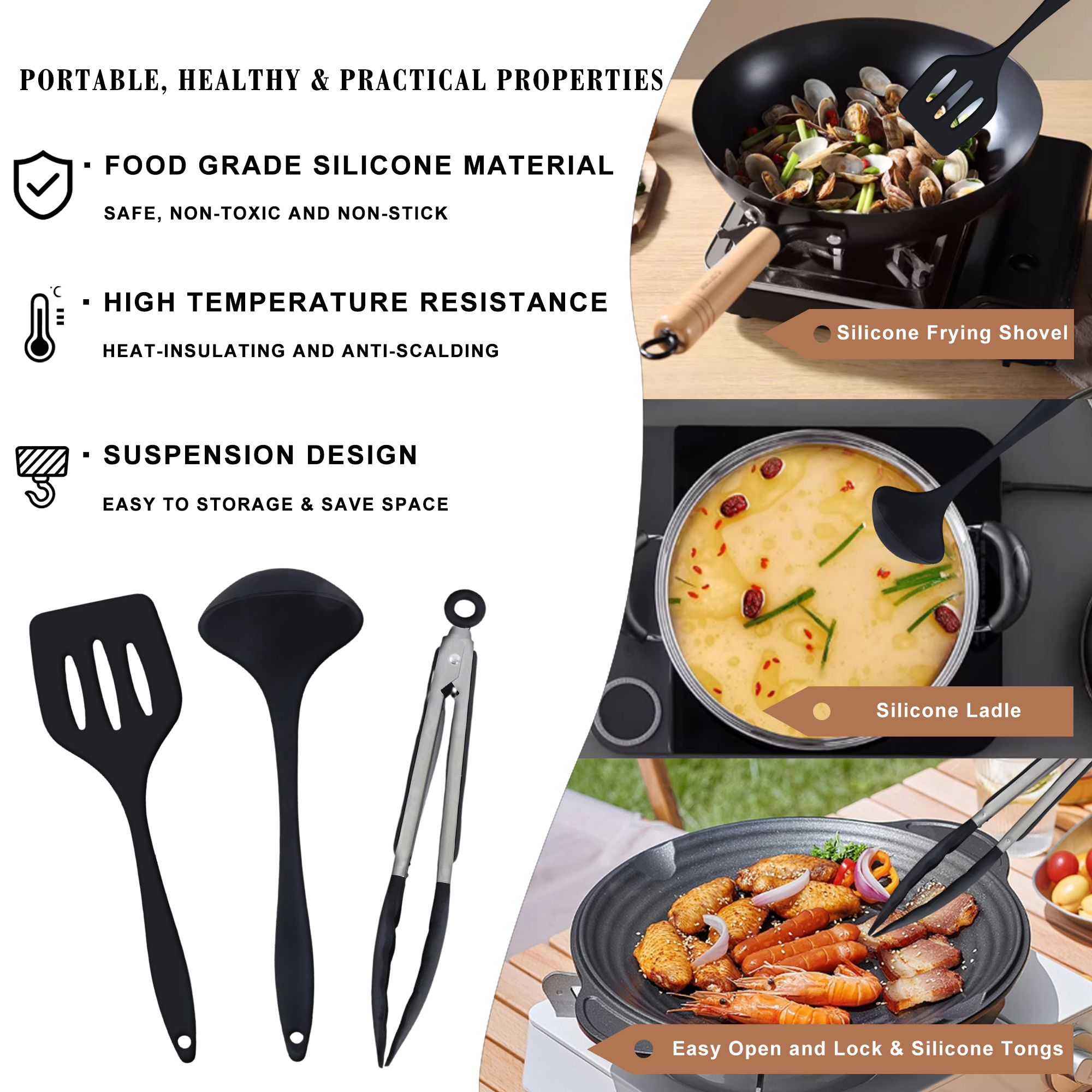 26Pcs Outdoor Camping Cooking  - Camping Cooking And Dining Set ulasan dan harga
