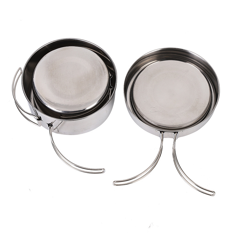 CLS 4-Piece Stainless Steel Ca - Camping Cooking And Dining Set ulasan dan harga