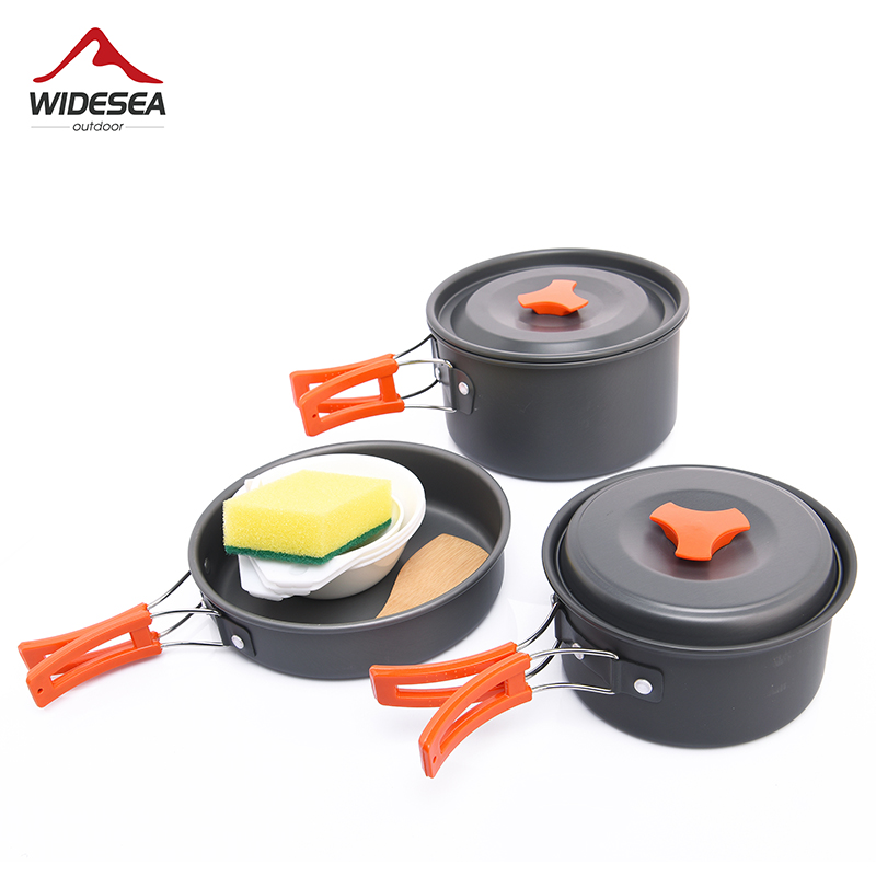 Widesea Camping Outdoor Cookwa - Camping Cooking Ware Set ulasan dan harga