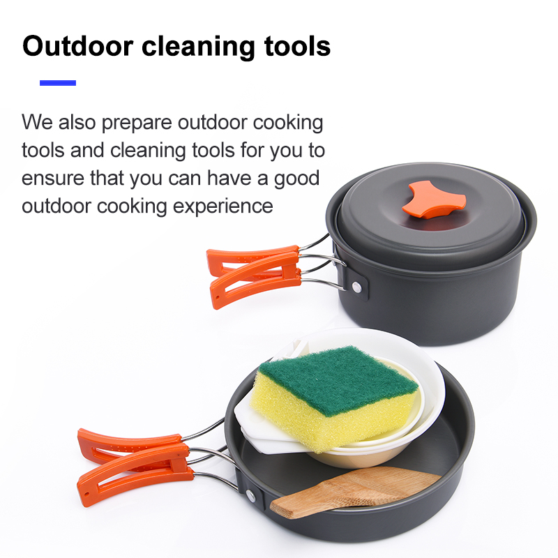 Widesea Camping Outdoor Cookwa - Camping Cooking Ware Set ulasan dan harga