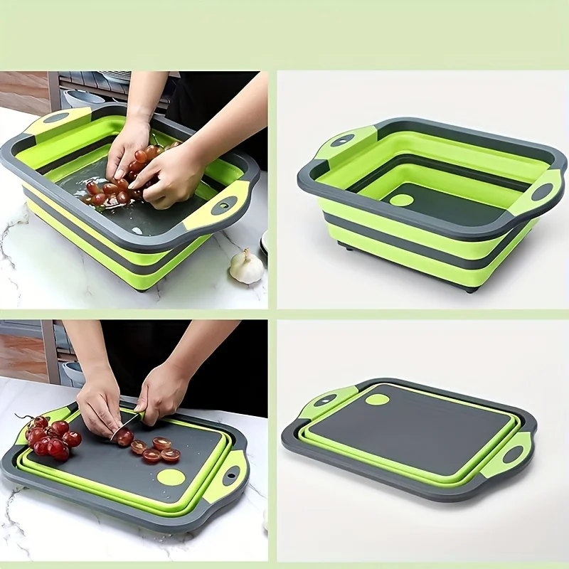 Portable Foldable Water Basin  - Camp Cutting Board ulasan dan harga