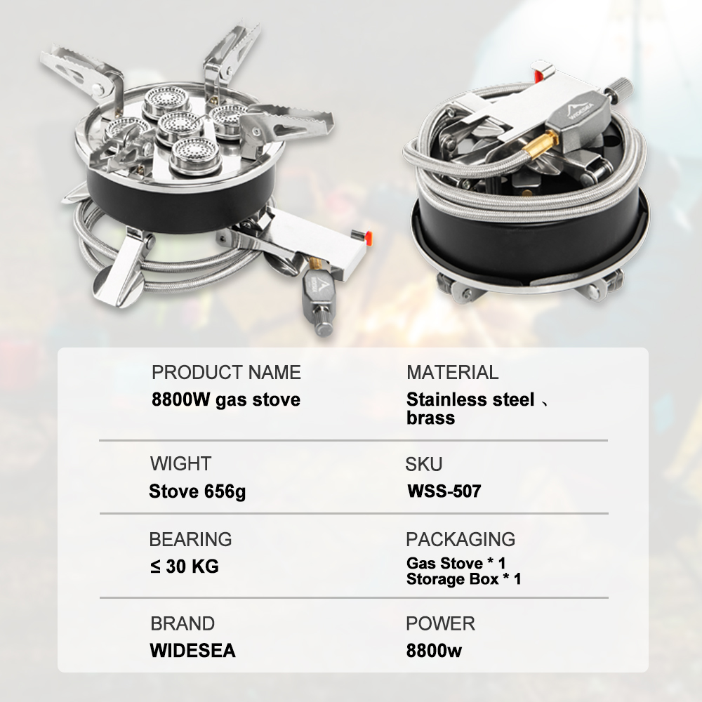 Widesea Camping 5in1 Gas Stove - Camping Cooking Heater ulasan dan harga
