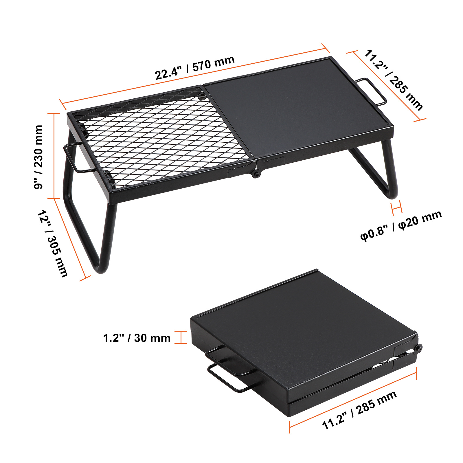 Heavy Duty Steel Mesh Grate,18 - Camping Cooking Over Fire ulasan dan harga