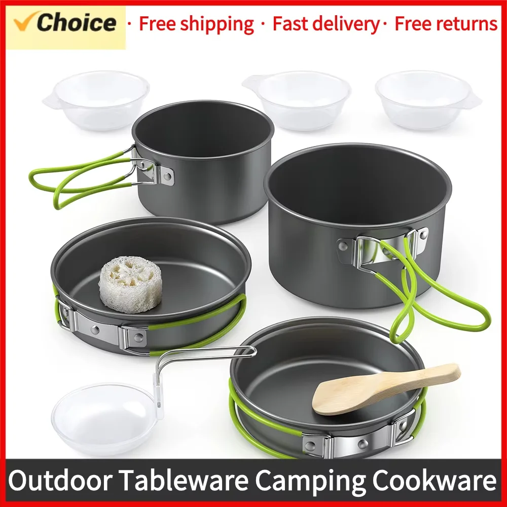 Outdoor Cooking Camping utensi - Camping Cooking And Dining Set ulasan dan harga