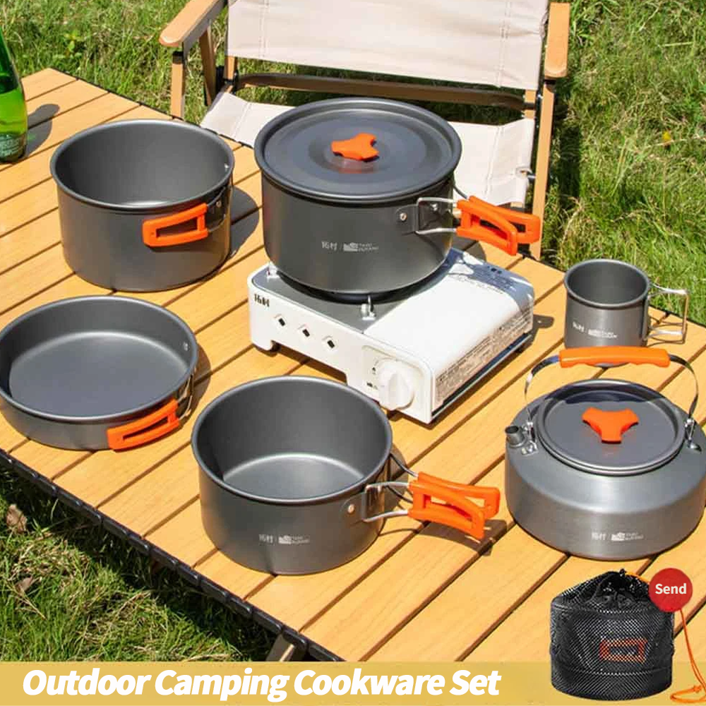 Camping Cookware Set Outdoor C - Camping Cooking Ware Set ulasan dan harga