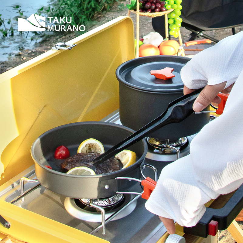 Camping Cookware Set Outdoor C - Camping Cooking Ware Set ulasan dan harga