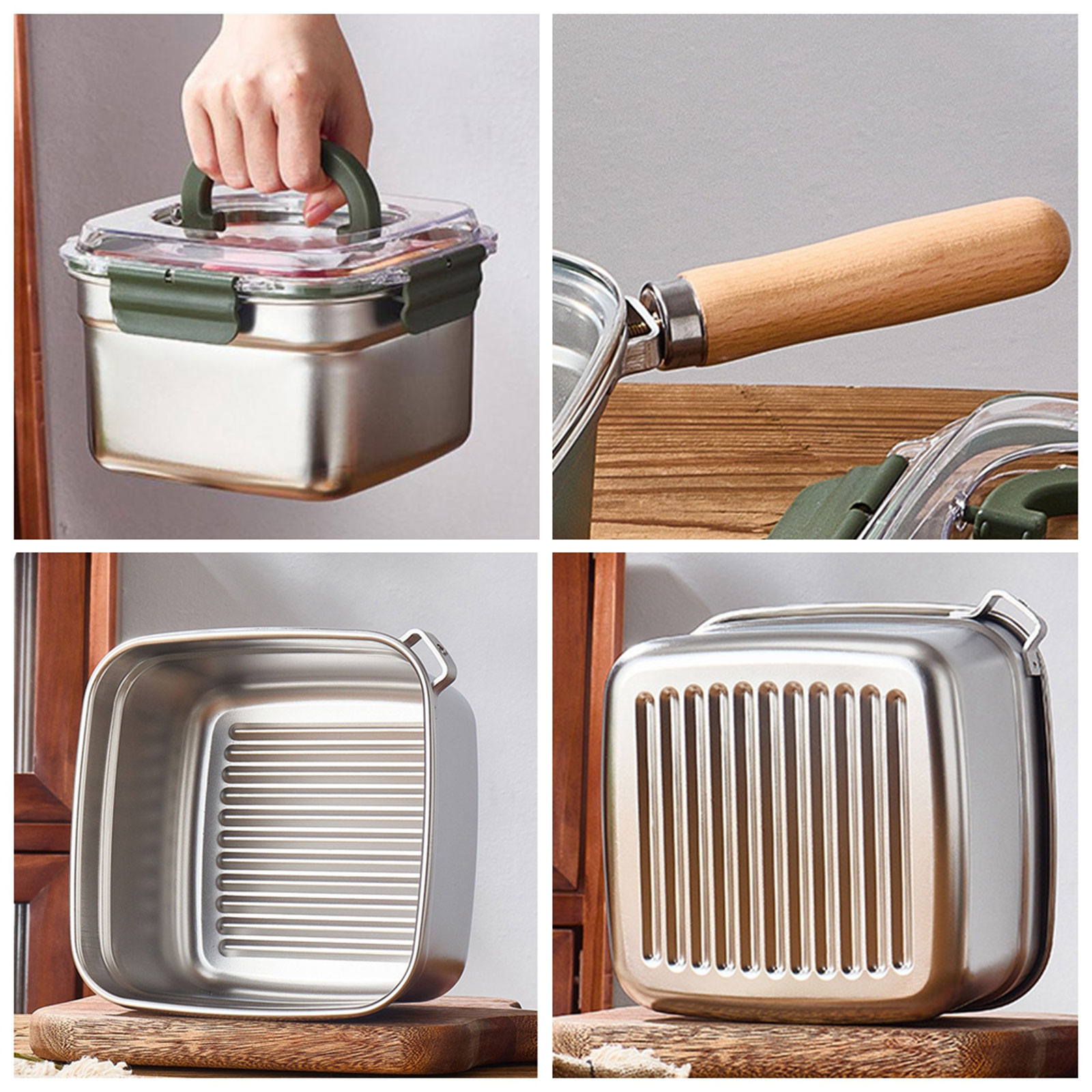 Mini Deep Fryer Pot for Campin - Camping Cooking Vegetables ulasan dan harga