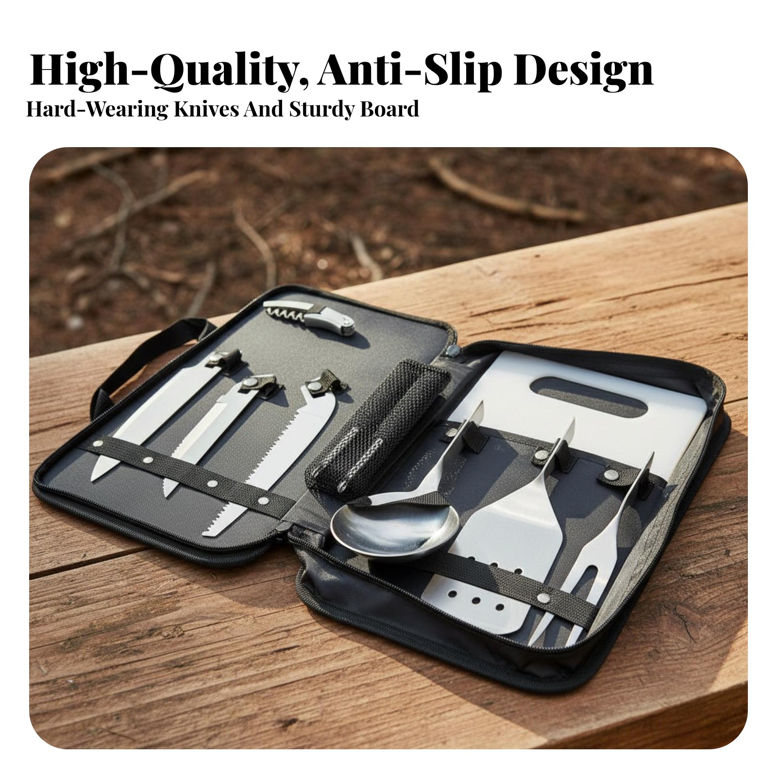 Outdoor Cooking Utensil Set, P - Camping Cooking Knife Set ulasan dan harga