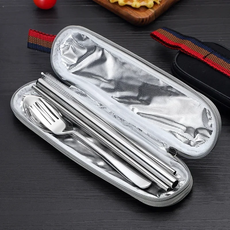 8Pcs/set Tableware Reusable Tr - Camping Cooking Knife Set ulasan dan harga