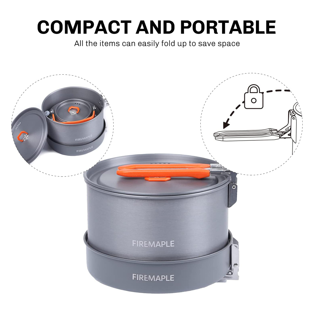 Fire Maple Camping Cookware Ut - Camping Cooking Ware Set ulasan dan harga