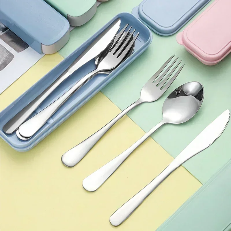 Portable Stainless Steel Cutle - Camping Cooking Knife Set ulasan dan harga