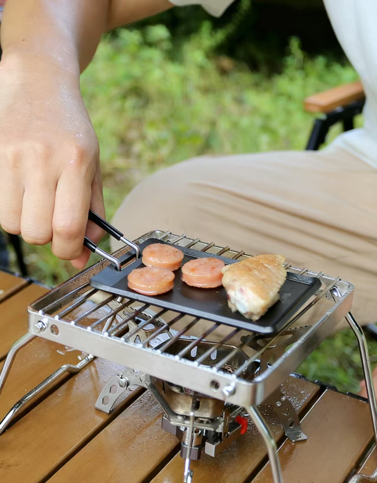Small Camping Frying Pan Mini  - Camping Cooking Pot Stainless Steel ulasan dan harga