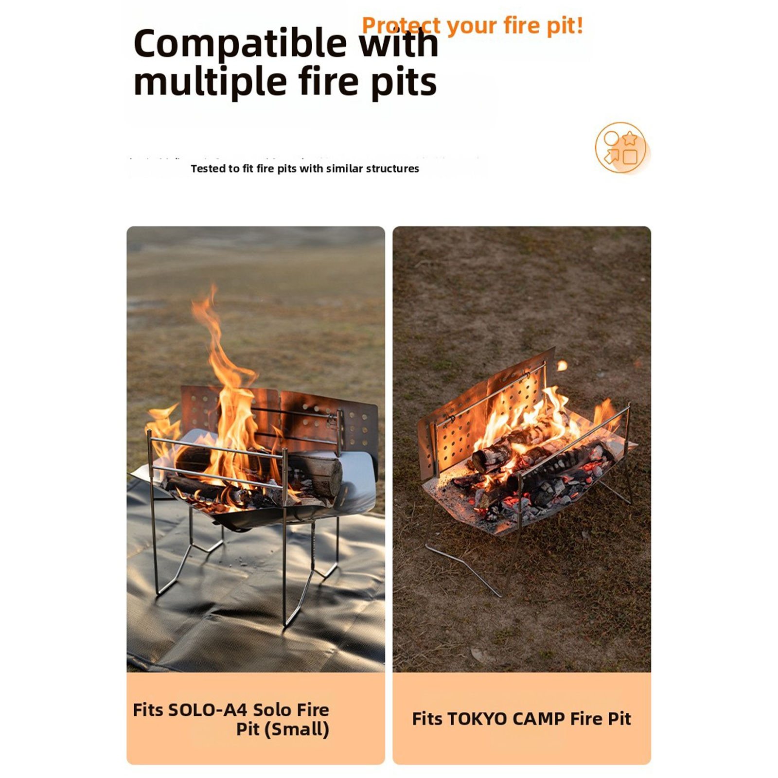 430 Stainless Steel Camping Wi - Camping Cooking Windshield ulasan dan harga