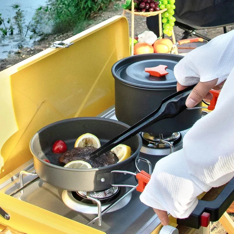Camping Cookware Set Outdoor P - Camping Cooking Ware Set ulasan dan harga