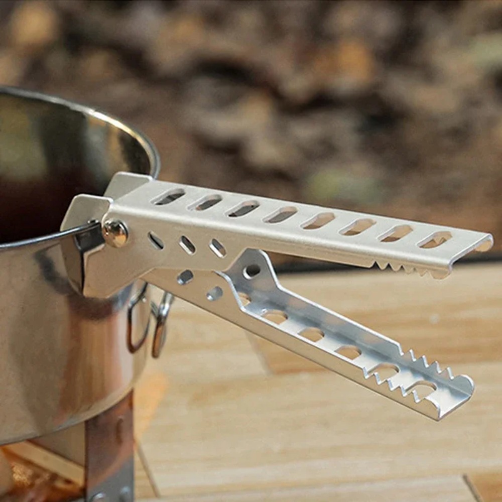 Aluminium Anti-hot Alloy Clip  - Camping Cooking Pot Stainless Steel ulasan dan harga