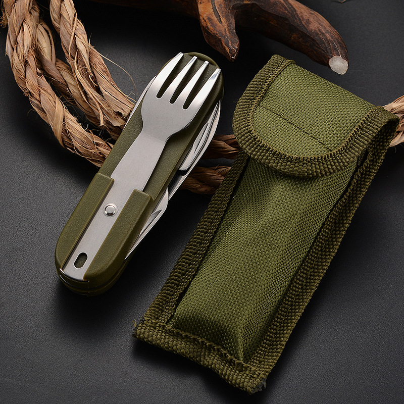 7 in 1 Multifunctional Outdoor - Camping Cooking Cutlery Set ulasan dan harga