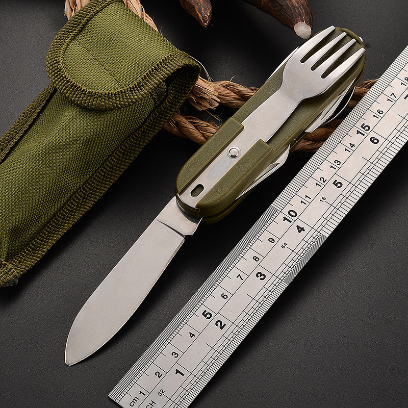 7 in 1 Multifunctional Outdoor - Camping Cooking Cutlery Set ulasan dan harga