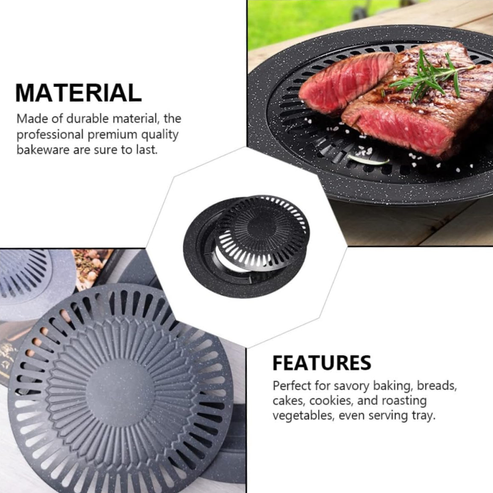 KOSUN Aluminum Korean Grill Pa - Camping Cooking Vegetables ulasan dan harga