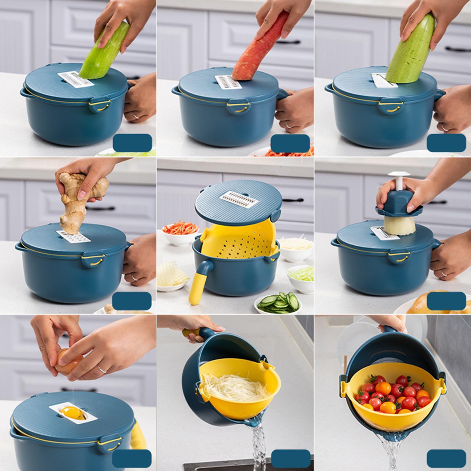Veggie Slicer Kitchen Grater W - Camping Cooking Vegetables ulasan dan harga