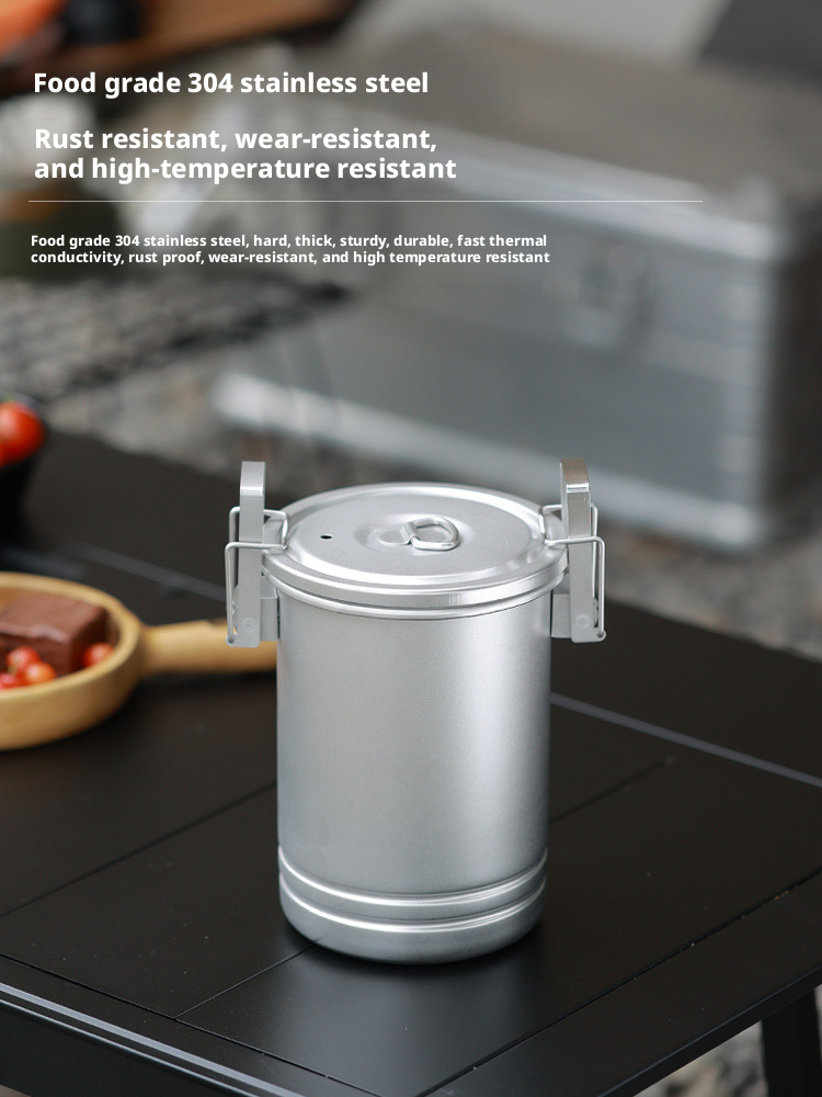 Outdoor multifunctional 1.8L s - Camping Cooking Pot Stainless Steel ulasan dan harga