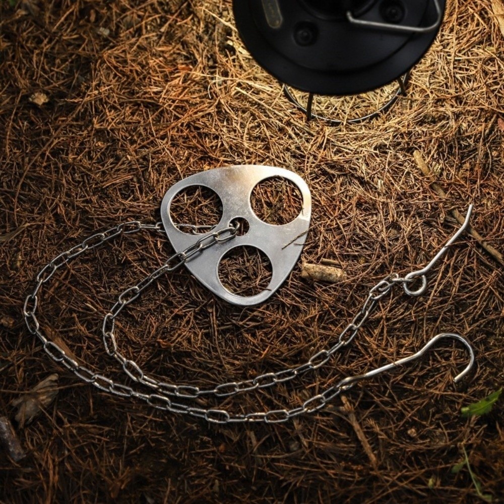 Aluminum Alloy Camping Tripod  - Camping Hanging Cooking Pot ulasan dan harga